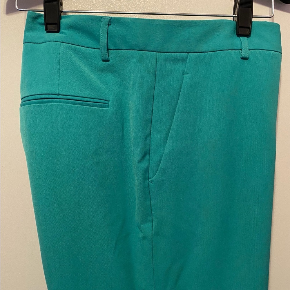 Bask Atelier Capri Pants, Teal, 12.